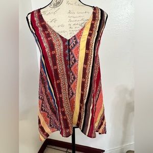 LavenderBrown sleeveless top